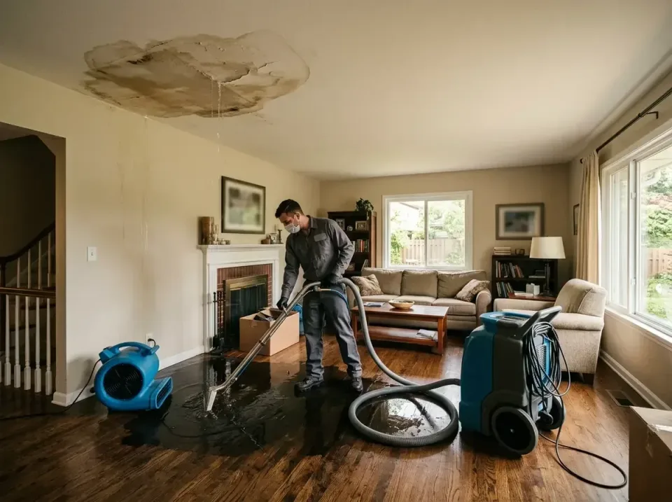 attic-pipe-burst-ceiling-drip-008 — frequently asked questions, Water Damage Restoration & Carpet Care in Mount Pleasant, PA